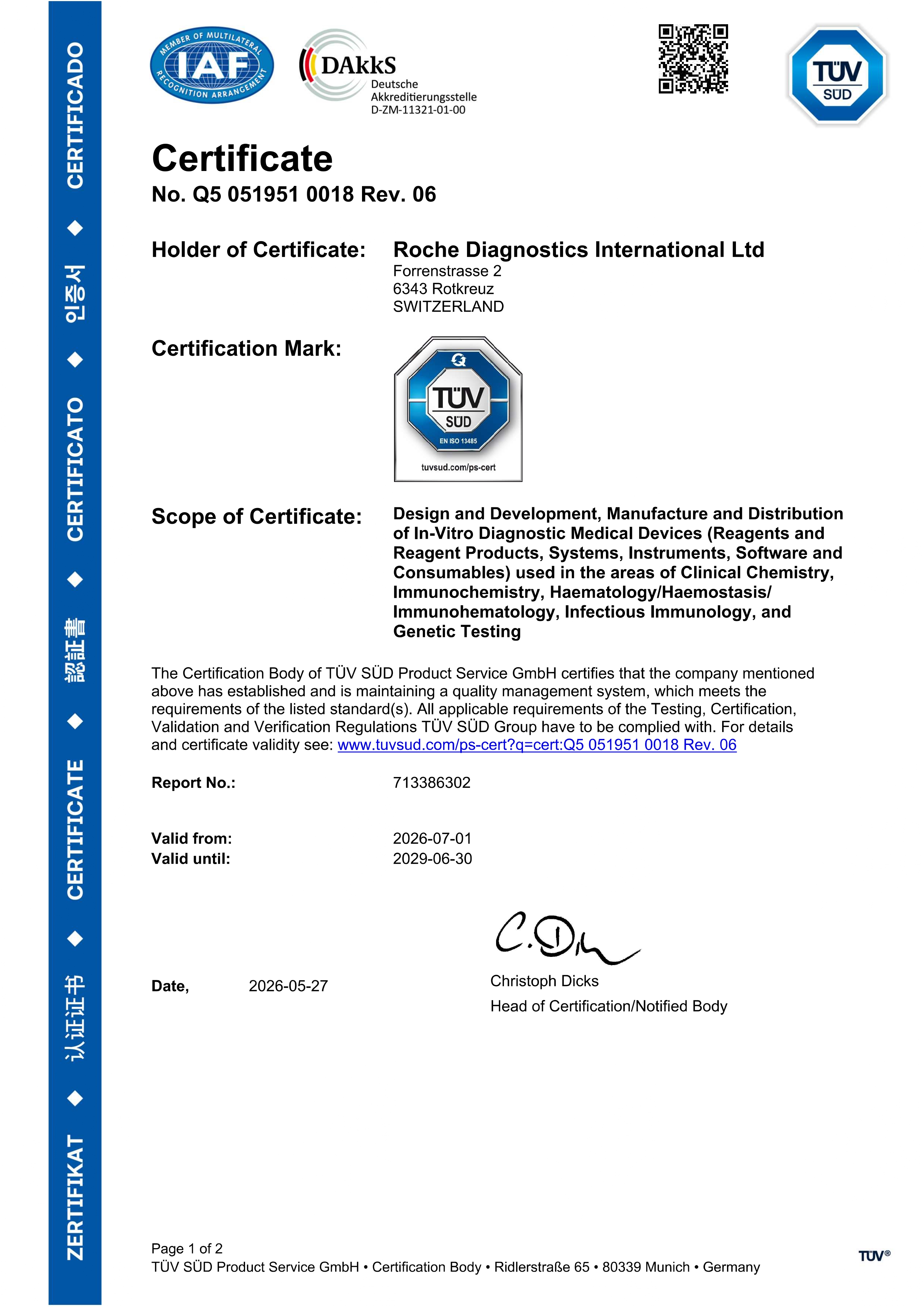 ISO Certificate